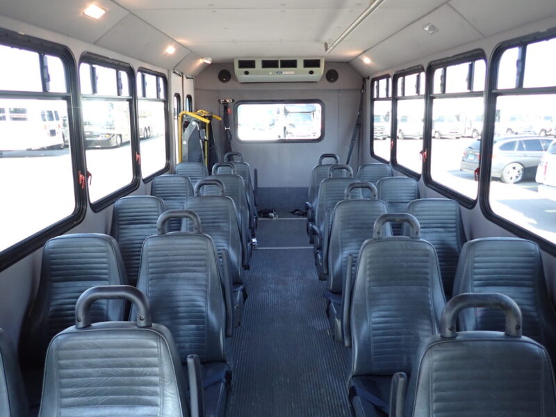 The Interior of a Shuttle Bus
